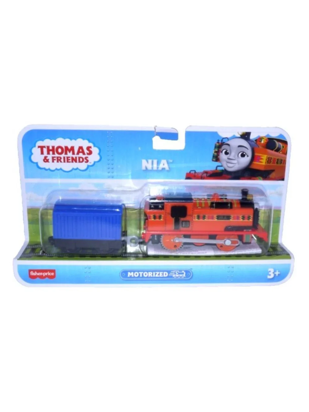 Thomas & Friends Nia motorized train engine locomotive Fisher Price New, Pkg Dmg